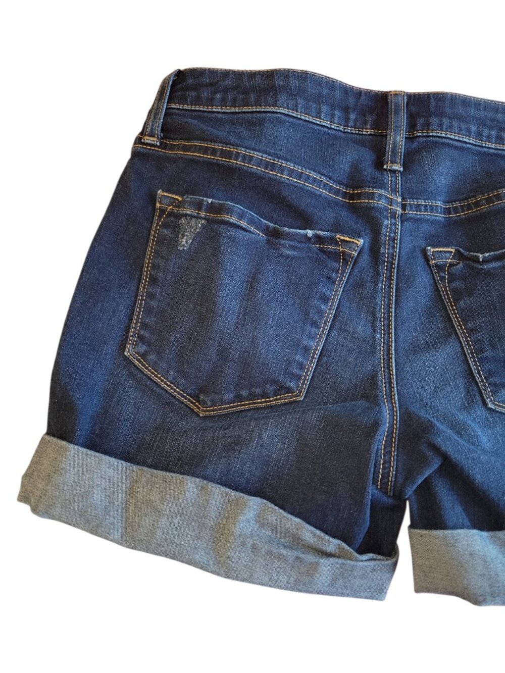 Apt. 9 Modern Roll Cuff Jean Shorts Women's Size 4 - Picture 5 of 7